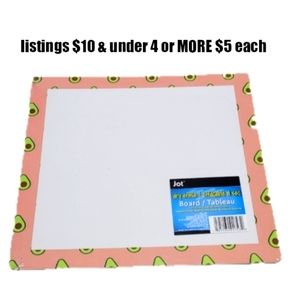 Dry Erase Board Avocado Graphic Print Message Fruit Wrapped School Work Office